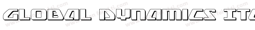 Global Dynamics Ital字体转换
